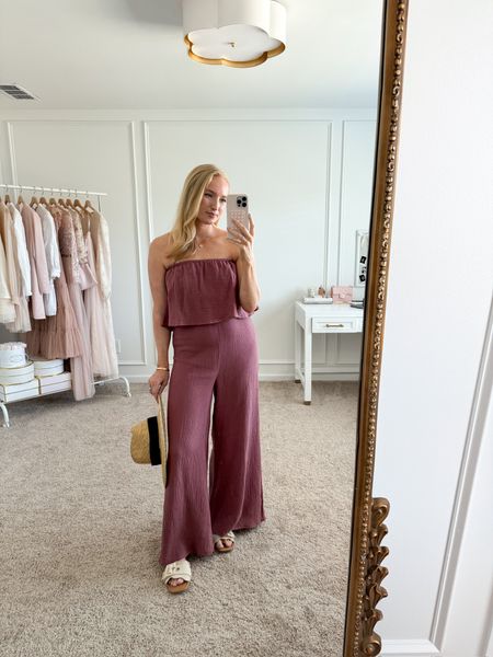 I’ll be wearing this jumpsuit from Target on repeat this season! It’s very comfortable and can easily be dressed up with heels or worn casually with slide-on sandals! Fits tts, I’m wearing size small! Spring outfits // summer outfits // resort wear // spring break outfits // vacation outfits // Vici finds 

#LTKSeasonal #LTKstyletip #LTKtravel