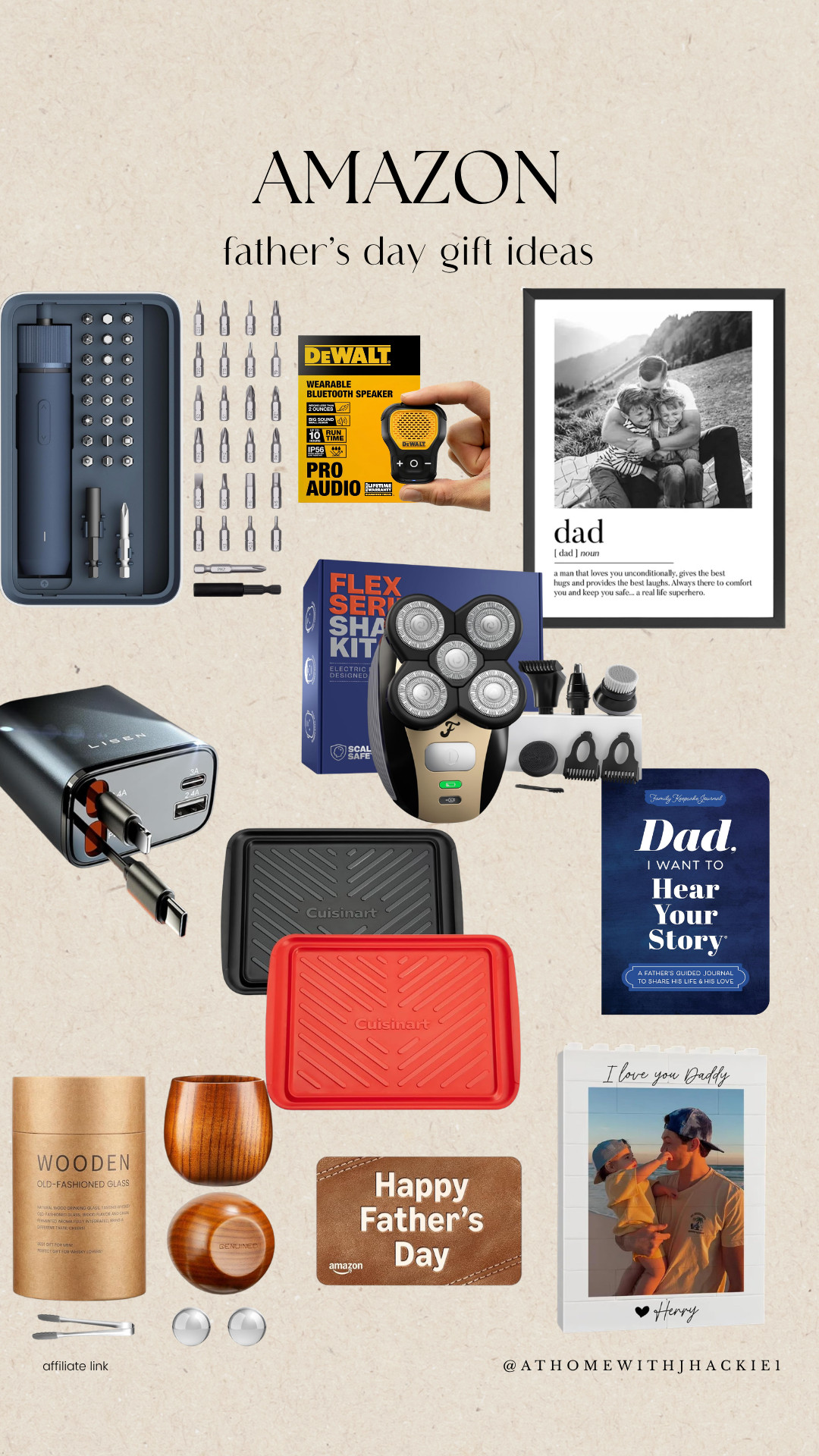 Amazon Father's Day Gift Ideas, father's day gifts, gifts for dad, amazon father's day gifts, dad gift ideas, personalized dad gifts, dad journal, electric shaver, grooming kit for men, dewalt bluetooth speaker, rechargeable screwdriver set, usb c charger, wooden whiskey glasses, custom photo frame, grilling accessories, gifts for husband, gifts for grandpa, practical gifts for men, thoughtful gifts for dad, unique father's day gifts, amazon gift ideas

#LTKSeasonal