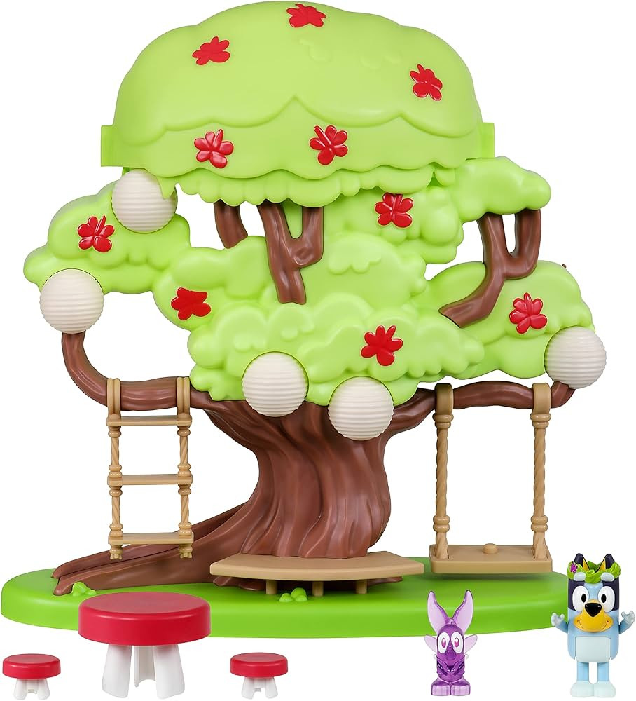 Bluey Tree Playset with Secret Hideaway, Flower Crown and Fairy Figures and Accessories | Amazon (US)