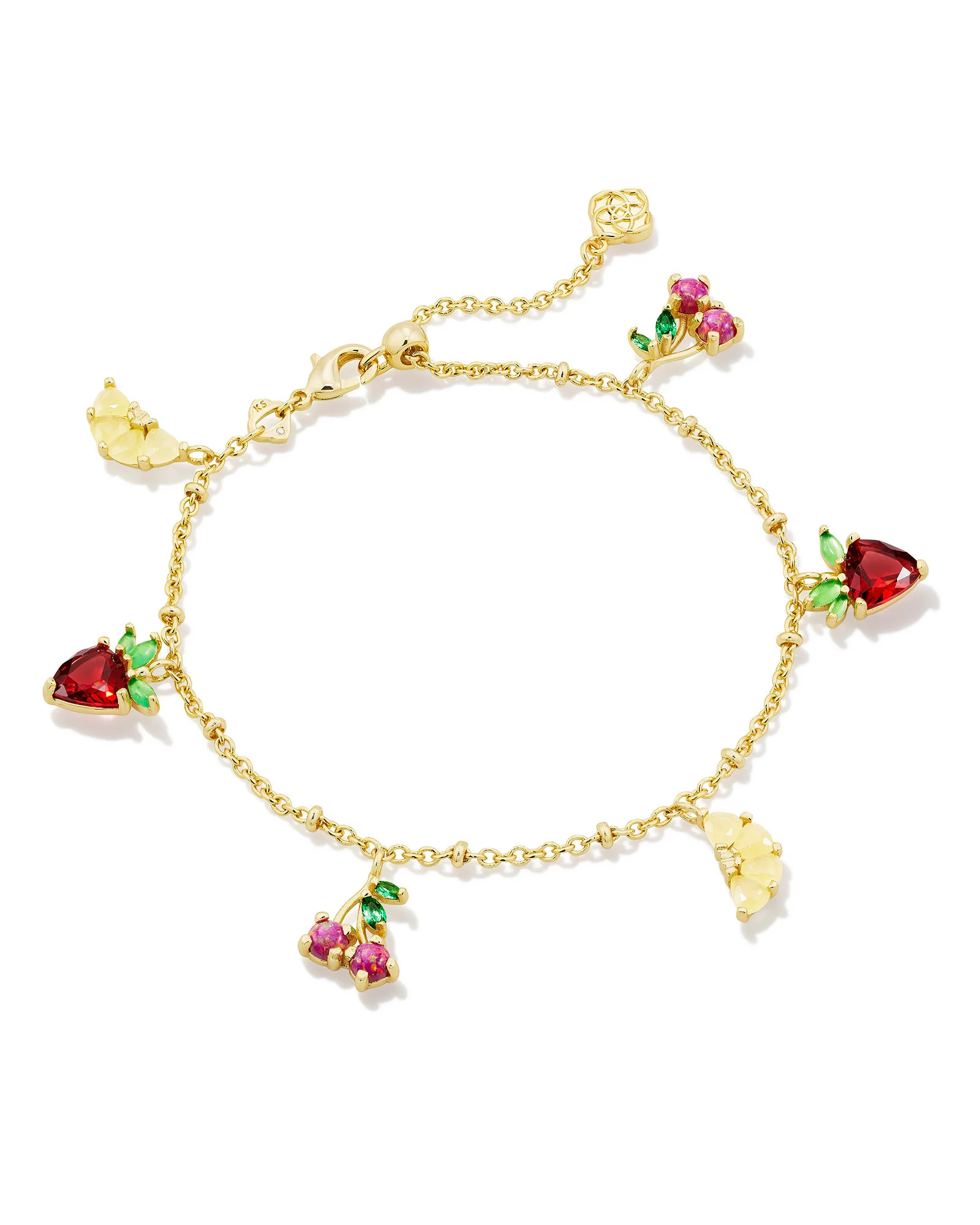 Fruit Gold Delicate Chain Bracelet in Multi Mix | Kendra Scott