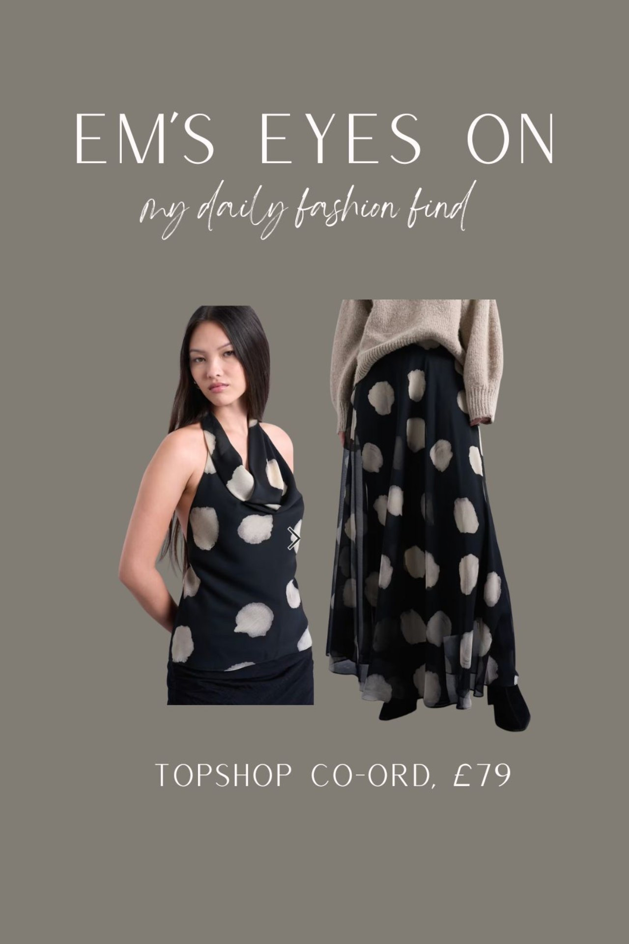 Em’s eyes on 👀 my daily fashion find 
This incredible Topshop Co-ord 

#LTKeurope #LTKuk #LTKautumn