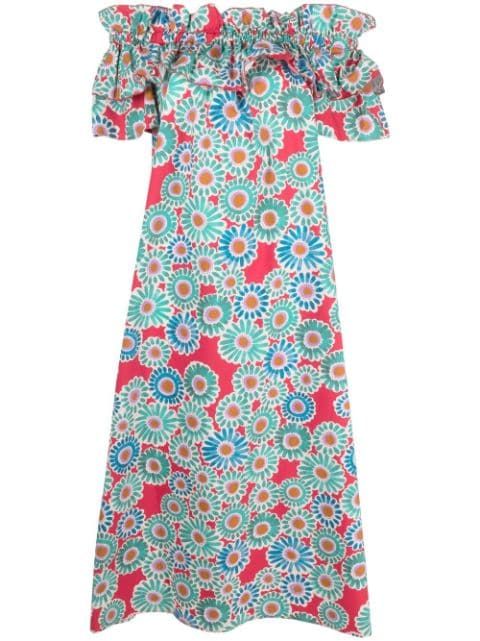 La DoubleJ Floral Breakfast Dress - Farfetch | Farfetch Global