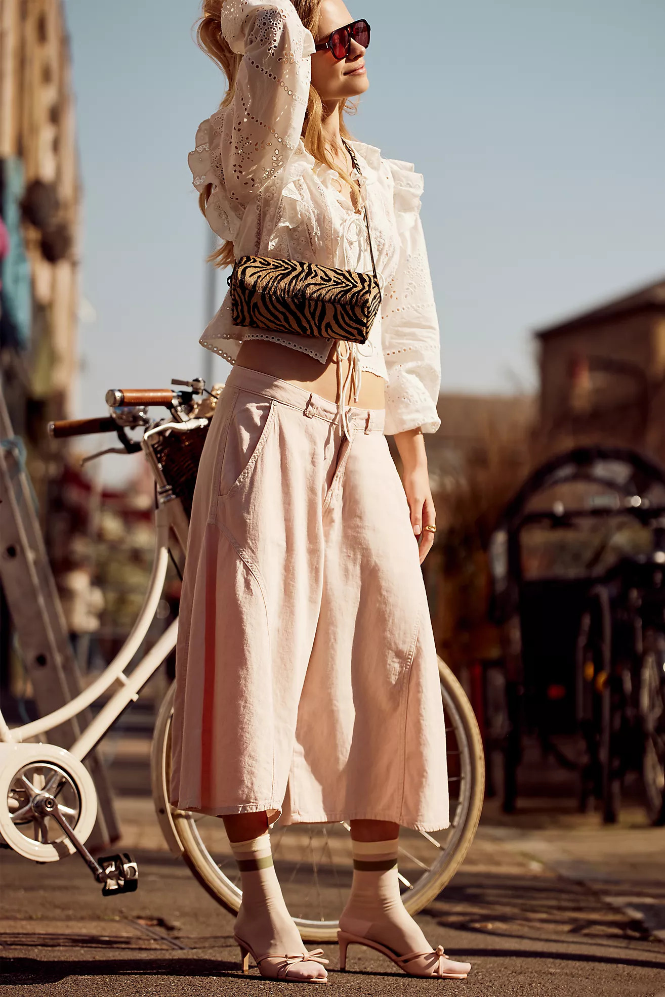 Zebra Print Barrel Bag | Anthropologie (UK)