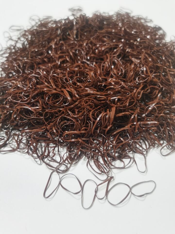 1000pcs Brown Elastic Hair Bands Teenitor Multi Color Hair Holder Hair Tie Elastic Rubber Bands C... | SHEIN