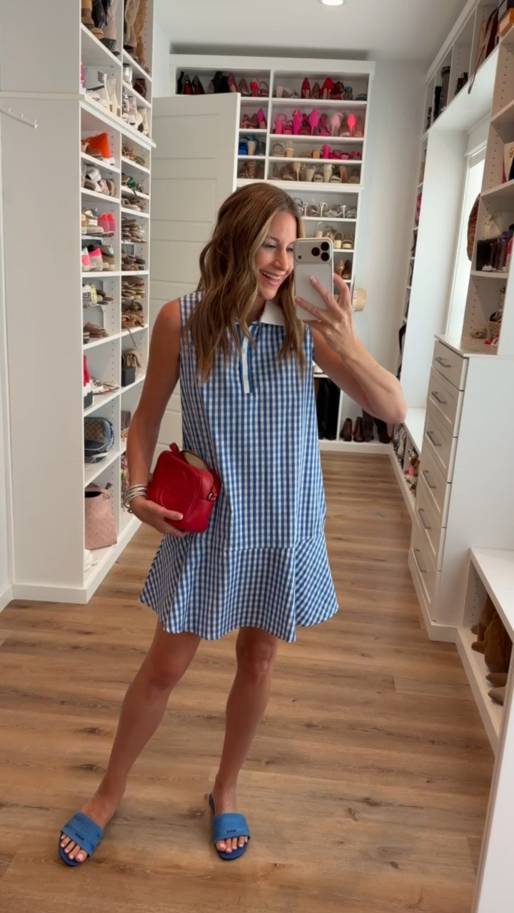 Red, white & blue 🇺🇸 in a small dress, sandals and accessories - fits tts.

#LTKgrwm #LTKootd #LTKSeasonal