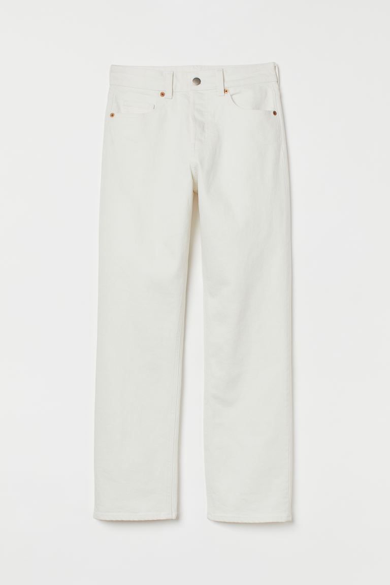 Straight High Ankle Jeans | H&M (US + CA)