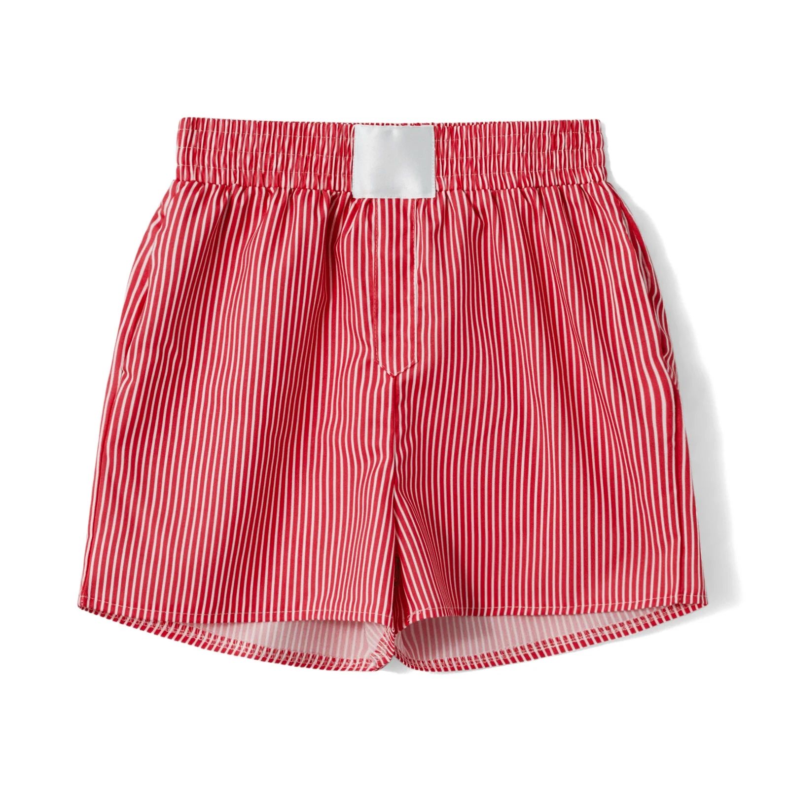 Musuos Women's Casual Loose Shorts Stripe High Elastic Waist Short Pants Summer Basic Shorts | Walmart (US)