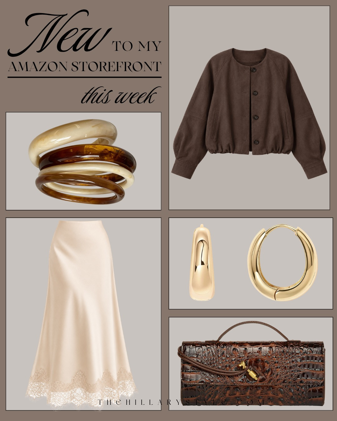 This color palette has me SO ready to dress for fall 🤎 Chocolate brown, cream + gold will forever be one of my favorite combinations! #AmazonStorefront #AmazonFashionFinds #AmazonFallFashion #FallFashionFinds #ChocolateBrown #FallStyle 

 #LTKmomlife #LTKSeasonal #LTKOver40