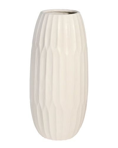 Sagebrook Home Ceramic Vase | Gilt