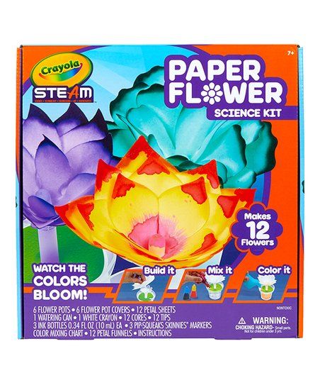 Crayola Steam Paper Flower Science Kit | Zulily