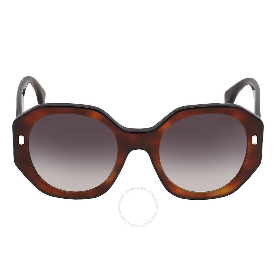 Fendi Gradient Smoke Geometric Ladies Sunglasses FE40045I 53B 54 | Jomashop.com & JomaDeals.com