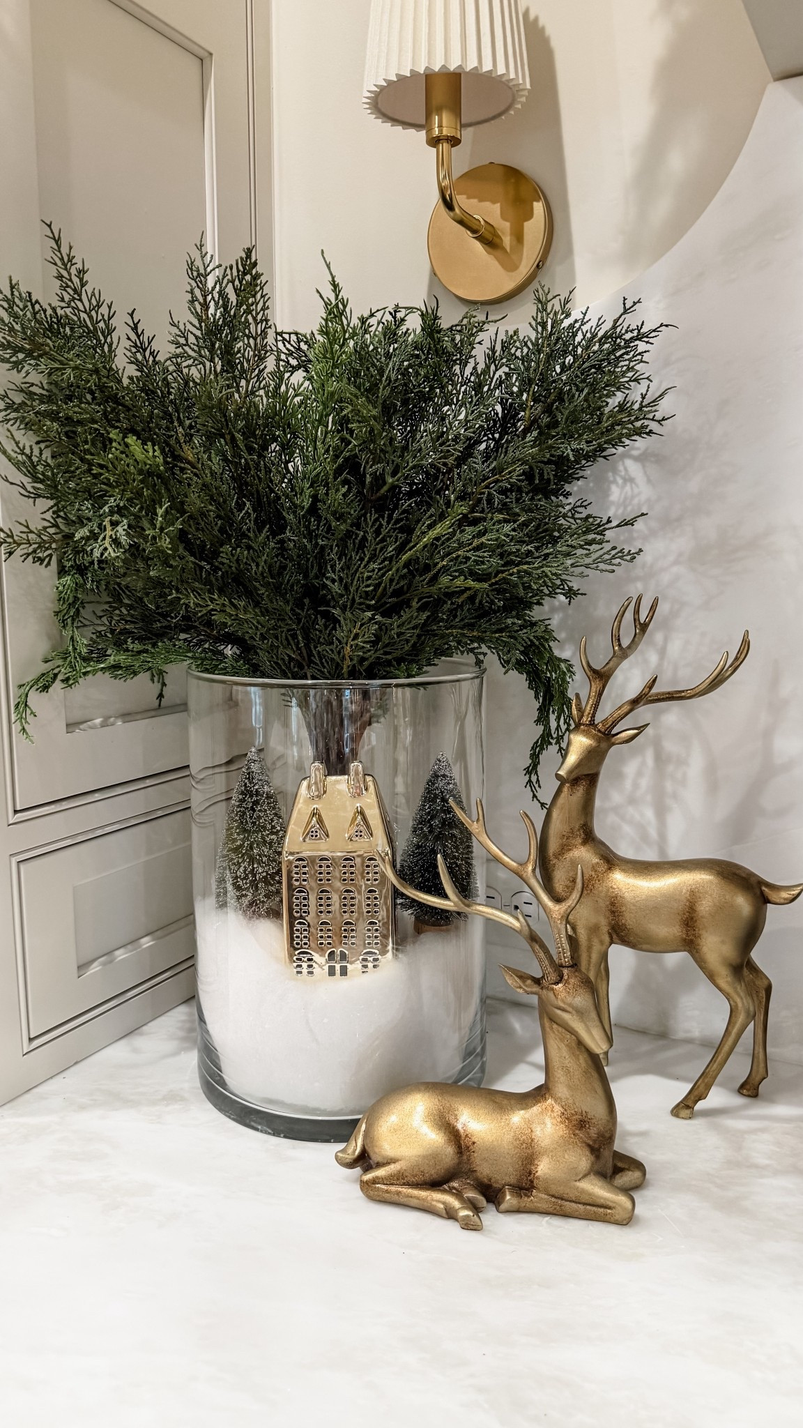 Quick DIY snow display!

#LTKSeasonal #LTKHome #LTKHoliday