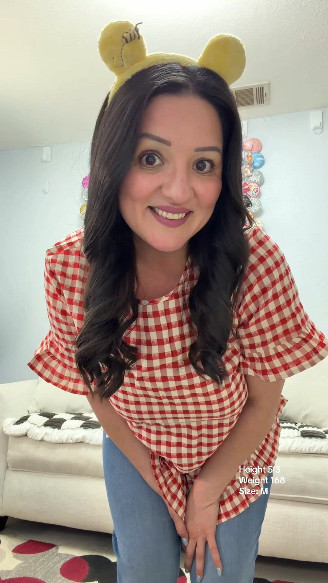 Sweet as hunny and cute as can be 🍯❤️ This red gingham top from BloomChic is giving all the cozy, playful vibes for the perfect Winnie the Pooh Disneybound! Pair it with your favorite denim or a comfy skirt and you’ve got an effortlessly adorable look that’s ready for the parks (or just a day of feeling whimsical).

Sometimes the simplest outfits bring the most magic ✨ Linked in my LTK 

#DisneyBounding #WinnieThePoohStyle #BloomChicFinds #DisneyOutfitInspo #MagicalStyle 

#LTKdayinmylife #LTKgrwm #LTKootd