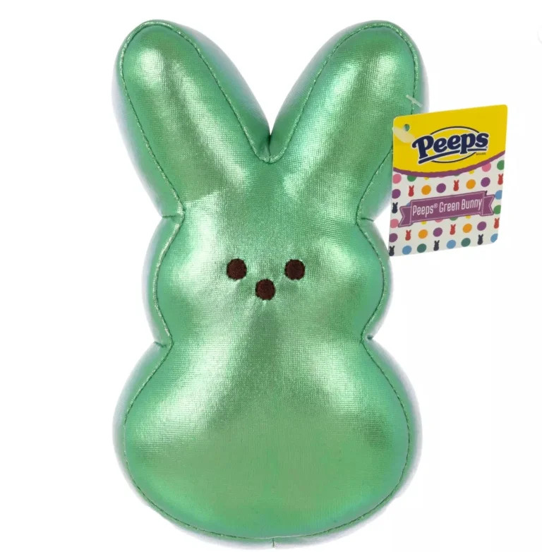 Peeps Iridescent Bunny Easter Plush - Green 6.5" | Walmart (US)