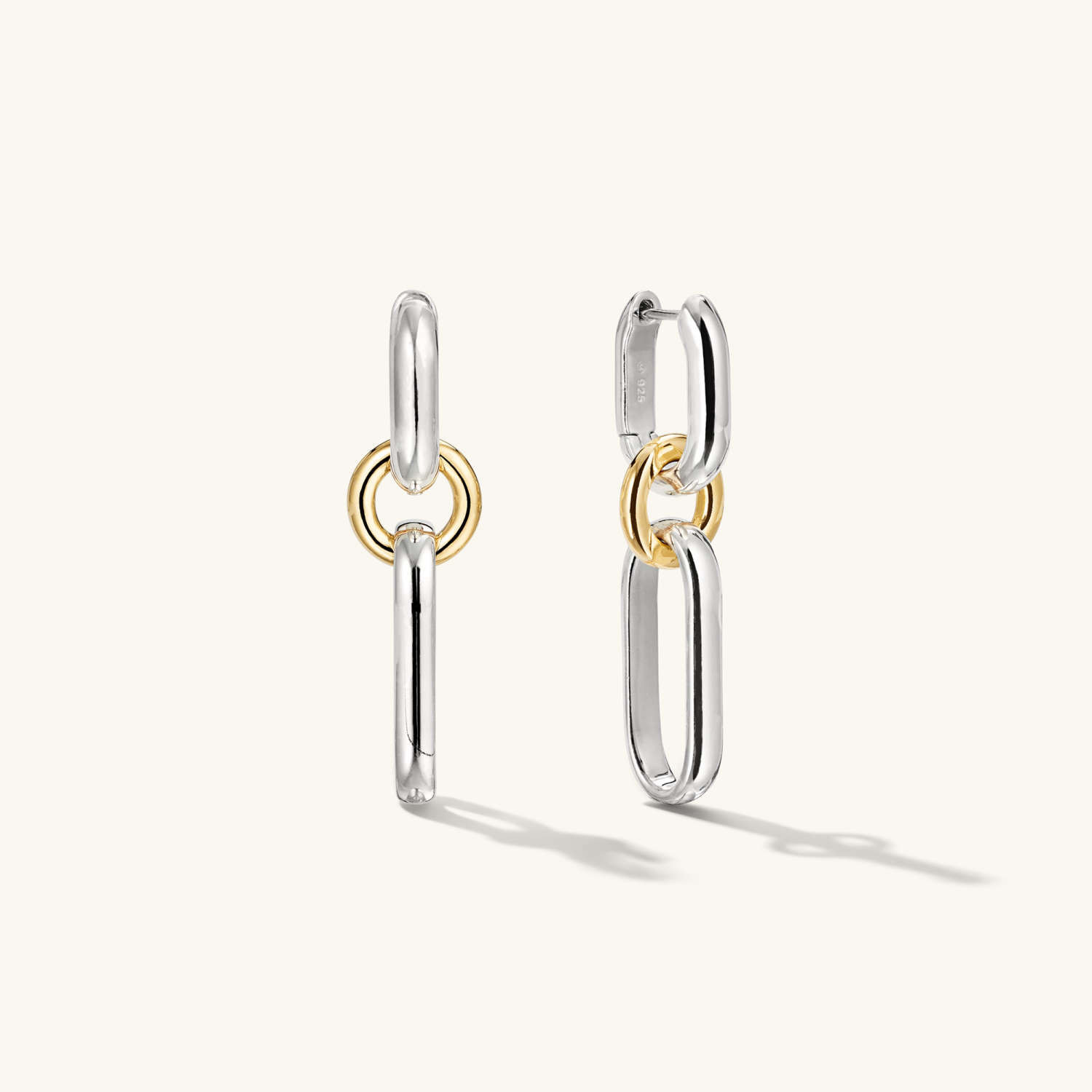 Mixed Convertible Link Earrings | Mejuri Fine Crew