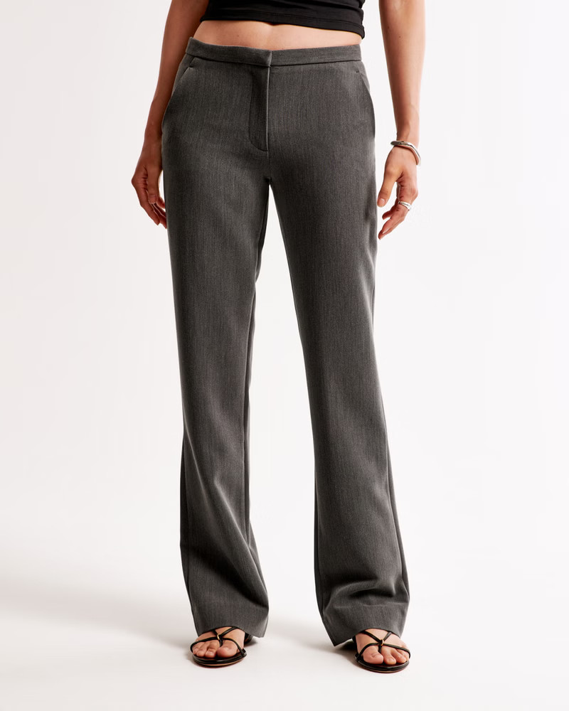 Women's Low Rise Tailored Boot Pant | Women's Clearance | Abercrombie.com | Abercrombie & Fitch (US)