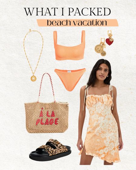What I packed for my beach vacation in Hawaii from shopbop 🧡

Resort wear, vacation outfit, hunza g, orange bikini, beach bag, gold necklace, gold earrings, leopard print slides, Clare v tote, free people dress, beach outfit, pool outfit, travel outfit, Christine Andrew 

#LTKFindsUnder100 #LTKSwim #LTKTravel