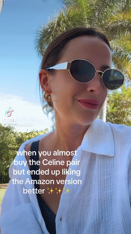 Celine sunglasses are super popular right now but I’m actually loving the Amazon version more anyway! Amazon sunglasses 

#LTKstyletip #LTKSpringSale #LTKfindsunder50