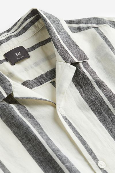 Hemd aus Leinenmix in Regular Fit | H&M (DE, AT, CH, NL, FI)