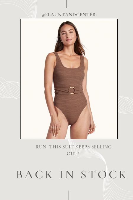 This old baby swimsuit is highly rated and back in stock! Also comes in black! Use code amaze at checkout to save!

#LTKSale #LTKsalealert #LTKstyletip