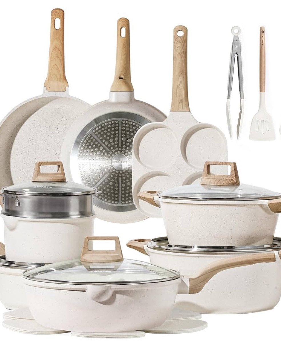affordable pots & pan sets. they are amazing!! work so well and so cute  

#LTKGiftGuide #LTKHome #LTKHoliday