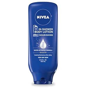 NIVEA Nourishing In Shower Lotion, Body Lotion for Dry Skin, 13.5 Fl Oz Bottle | Amazon (US)