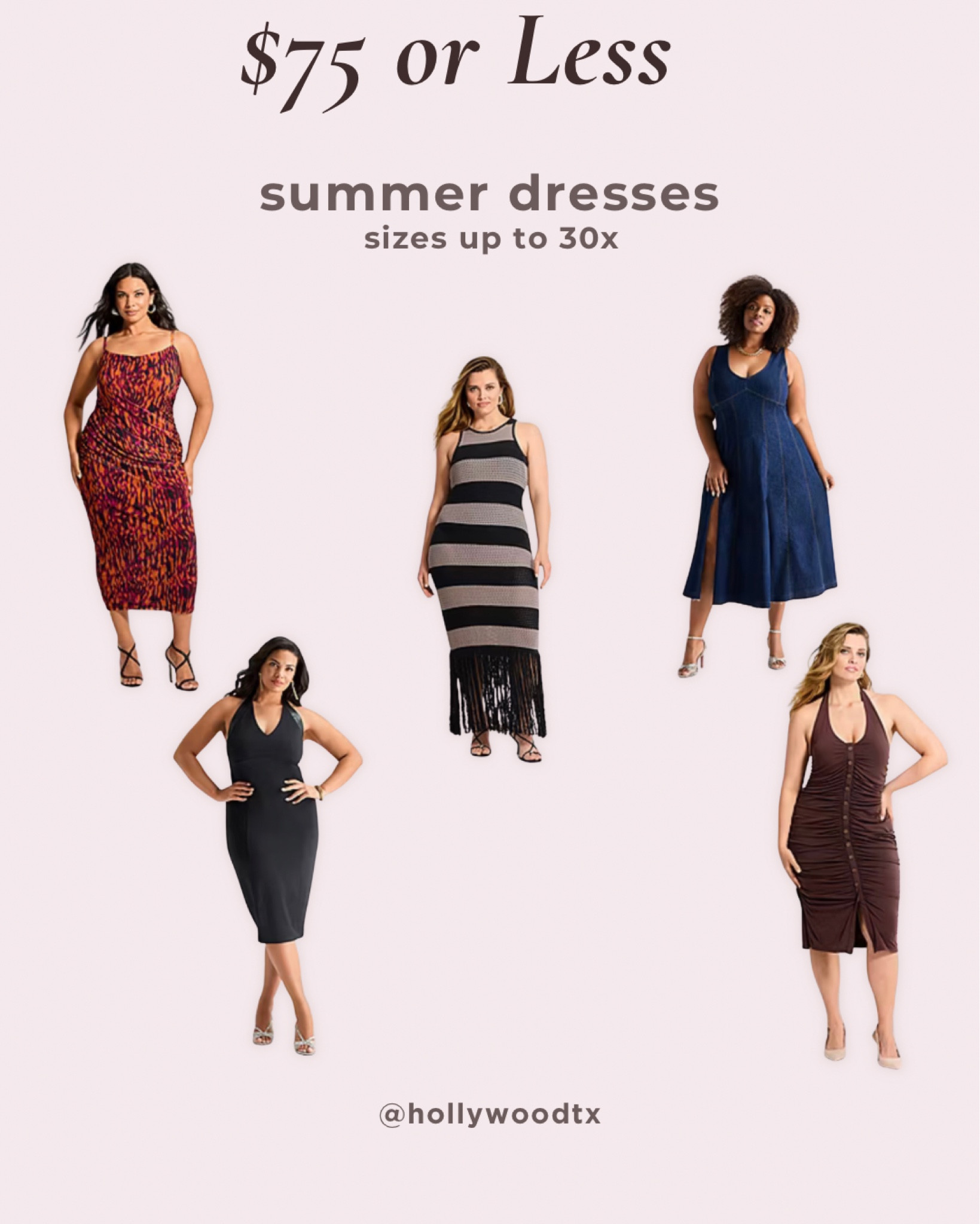 Plus size fashion summer dresses all $75 or less. Sizes up to 30x with flattering fits for vacation, brunch, date night, and everyday wear. These are affordable, easy to style, and won’t stay in stock long, shop now through my LTK before your size sells out.

#LTKSaleAlert #LTKSeasonal #LTKPlusSize