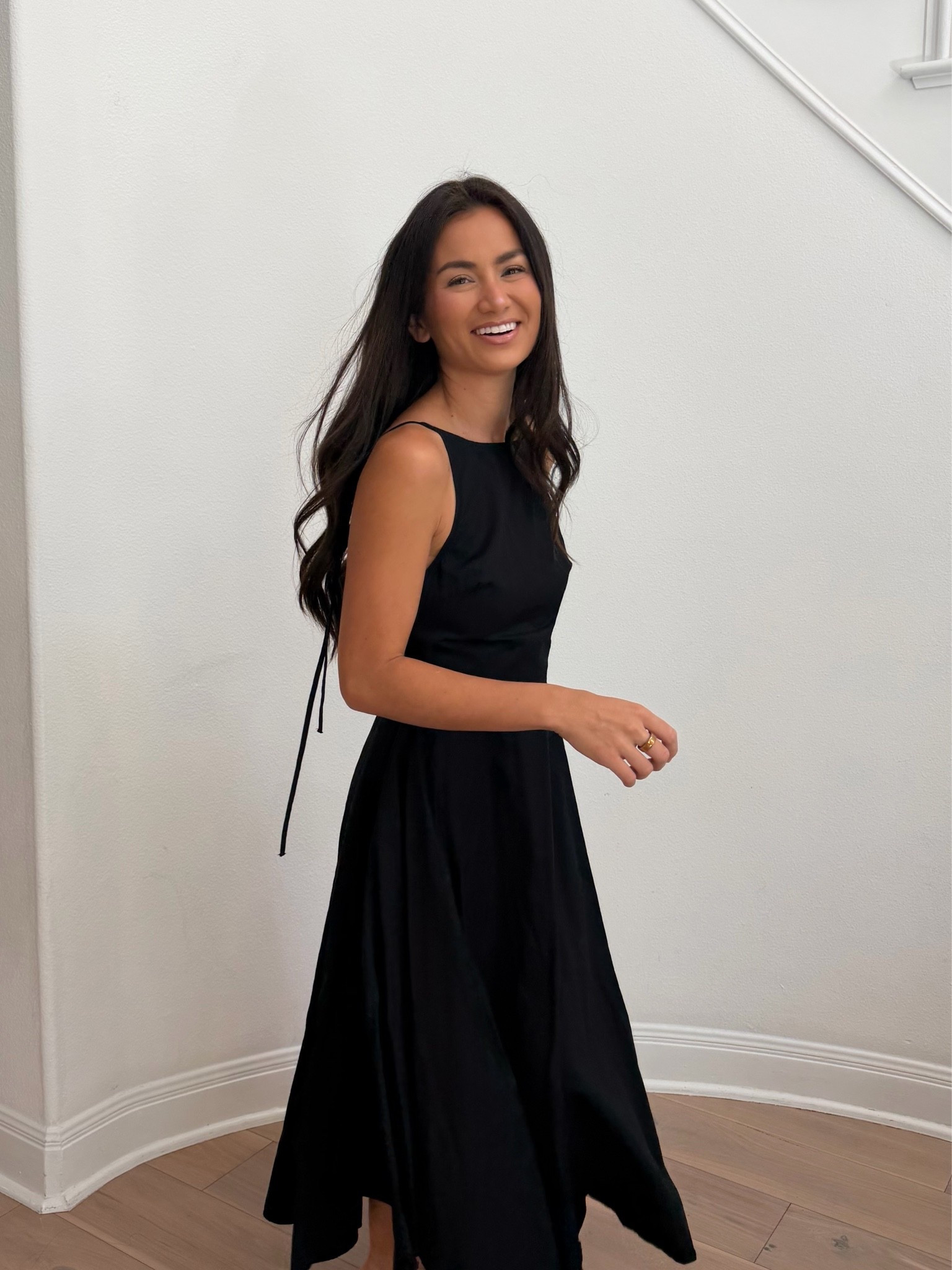 The perfect black dress to transition into fall from Zara

#LTKmomlife #LTKootd