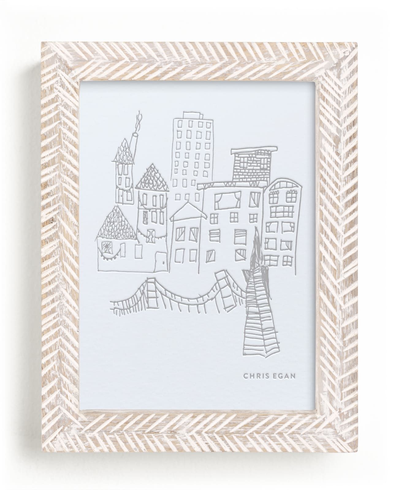 Your Drawing as Letterpress Art Print | Minted