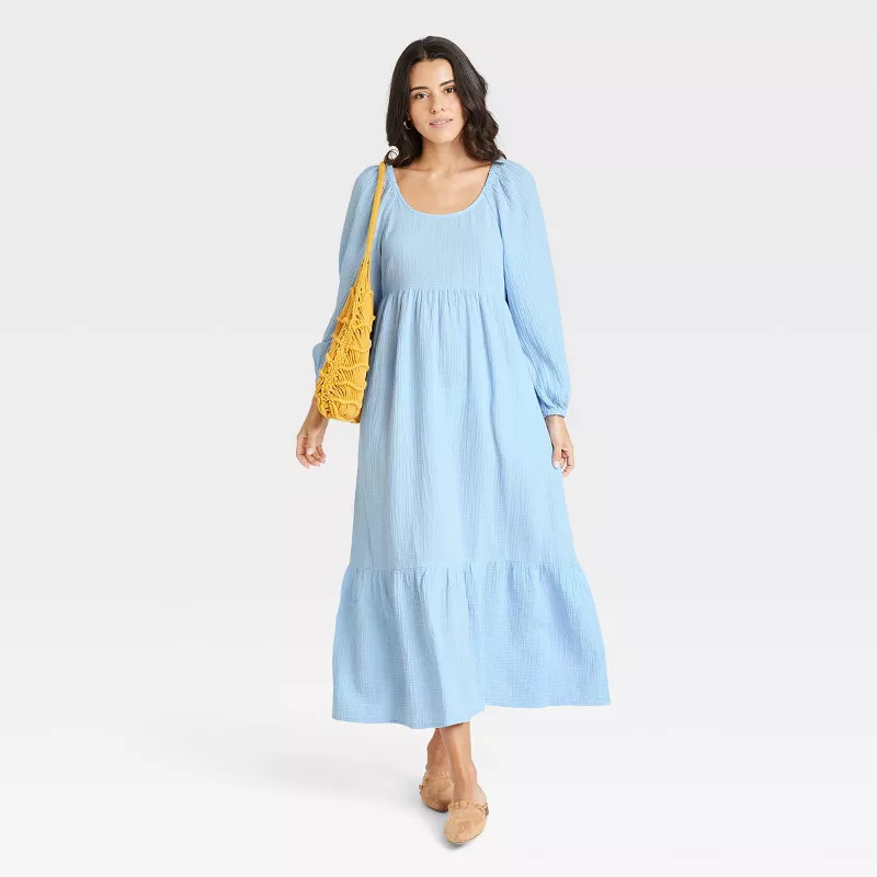 Women's Balloon Long Sleeve Dress - Universal Thread™ | Target