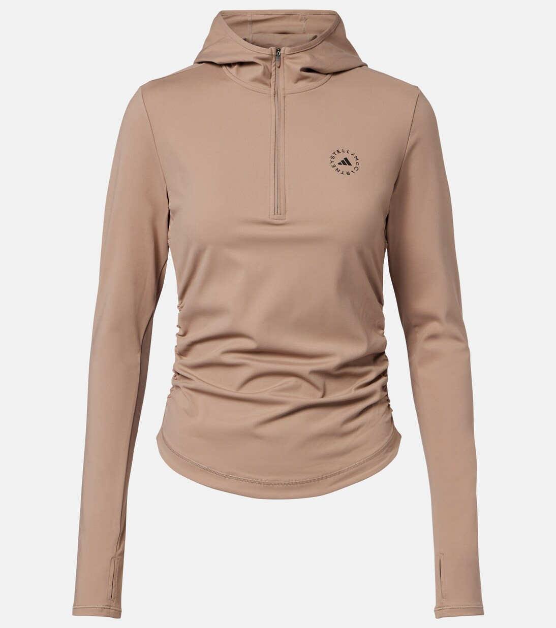 Logo technical half-zip hoodie | Mytheresa (INTL)