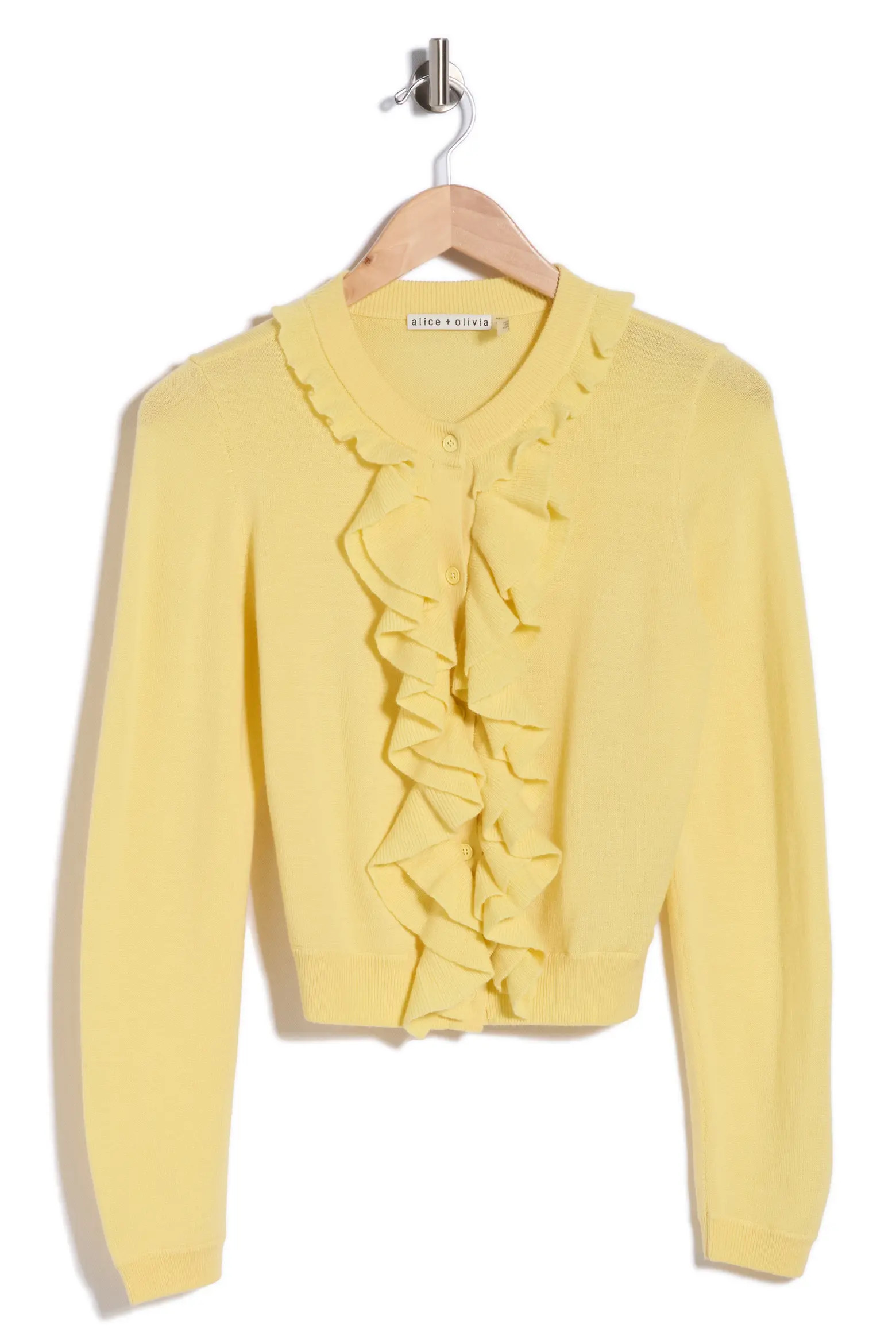 Dollie Ruffle Trim Cardigan (Women) | Nordstromrack | Nordstrom Rack