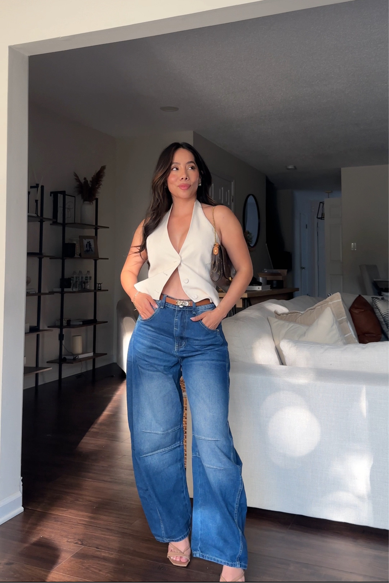 Amazon summer outfit | designer inspired jeans 

#LTKStyleTip #LTKFindsUnder50