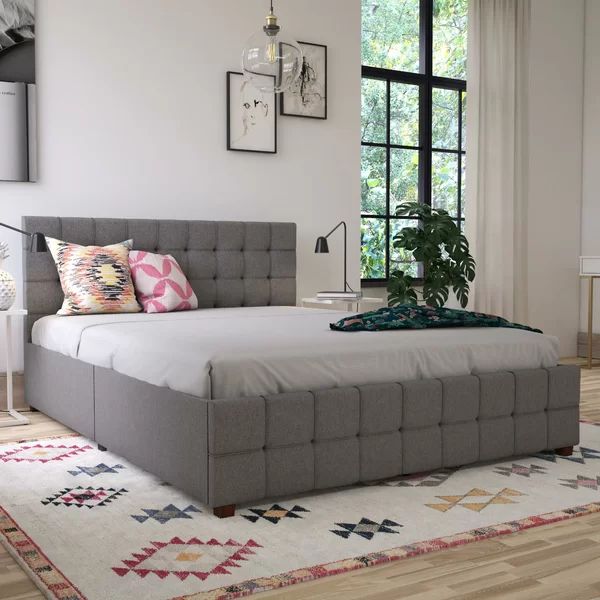 Elizabeth Upholstered Storage Platform Bed | Wayfair North America