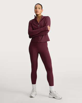 F&F Active Soft Touch Zip Through Jacket in Berry | Tesco F&F