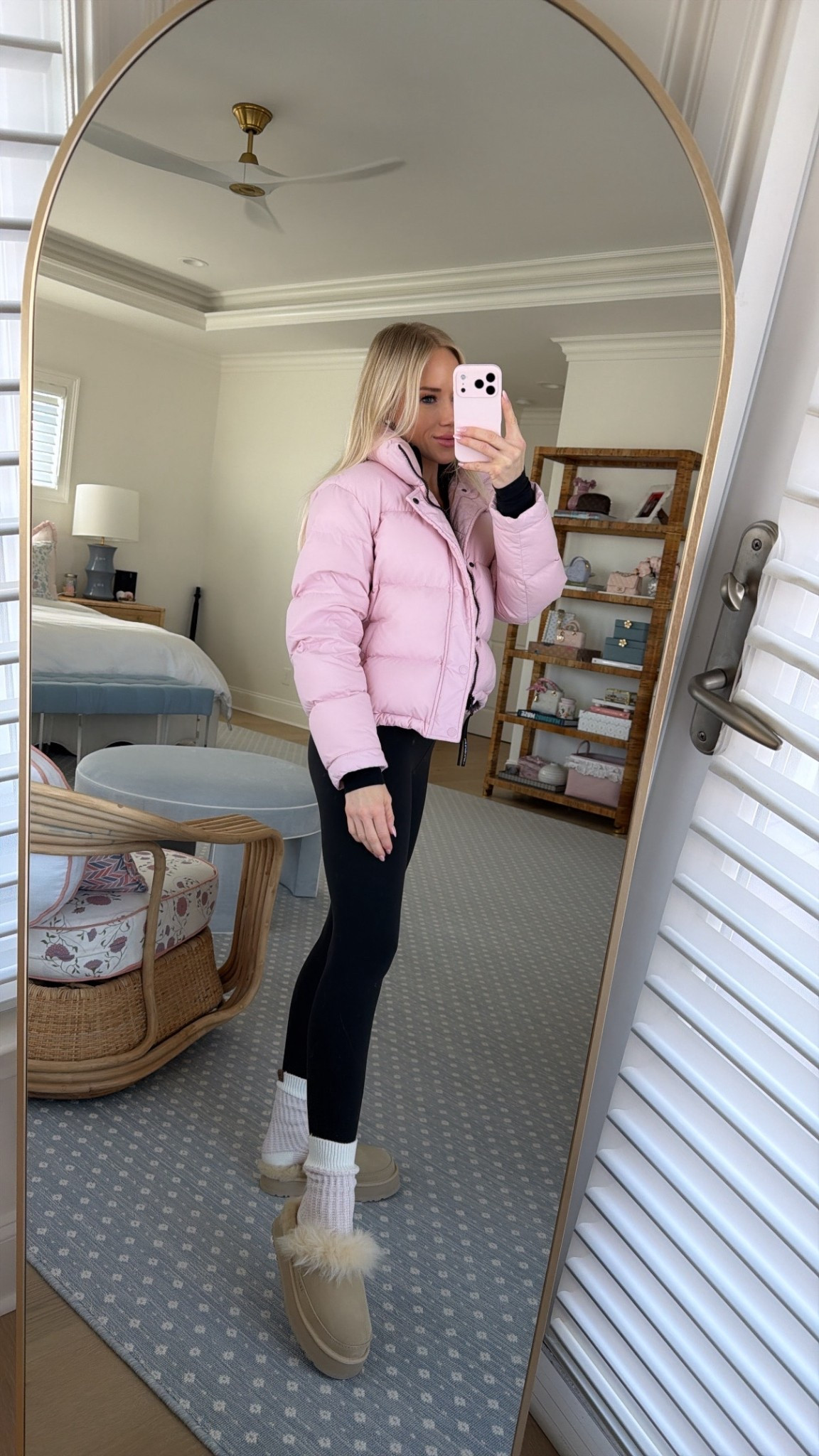 Aritzia puffer, Ugg slides 

#LTKmorningroutine #LTKdayinmylife #LTKActive