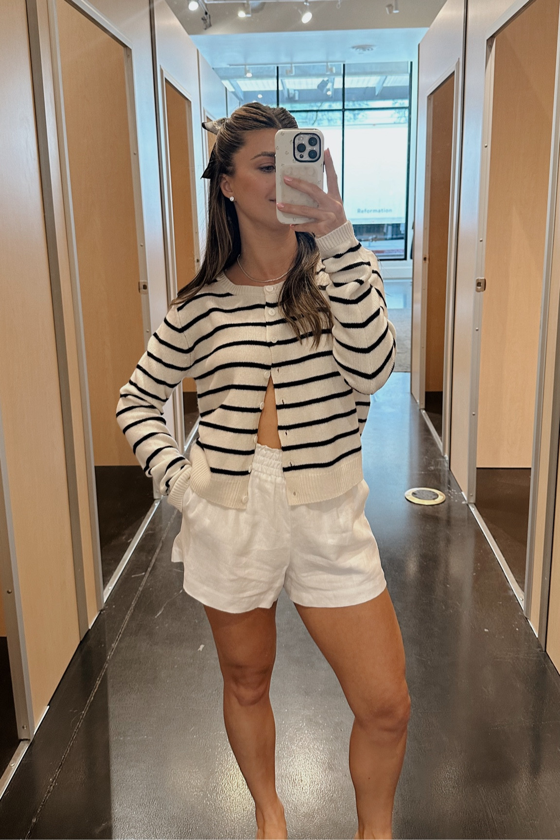 Reformation Try On🤍

Size small in both shorts & cardi 