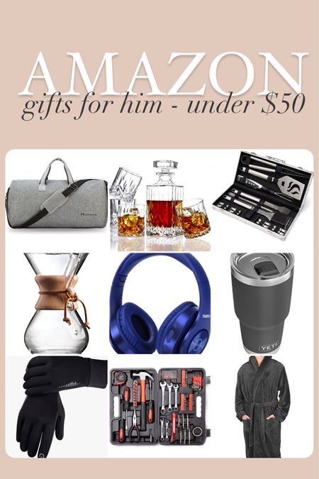 Amazon gifts for men, gifts for him, holiday gift guide 

#LTKfindsunder50 #LTKGiftGuide #LTKmens