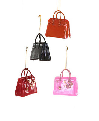 Luxury Bag Glass Ornament | Macy's