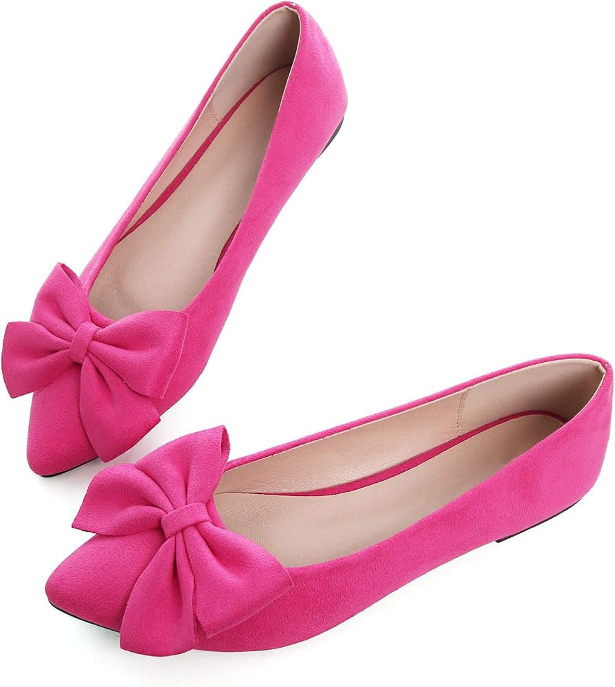 Dear Time Women's Ballet Flats Dress Ballet Shoes Slip on for Office Work Comfortable Shoes | Amazon (US)