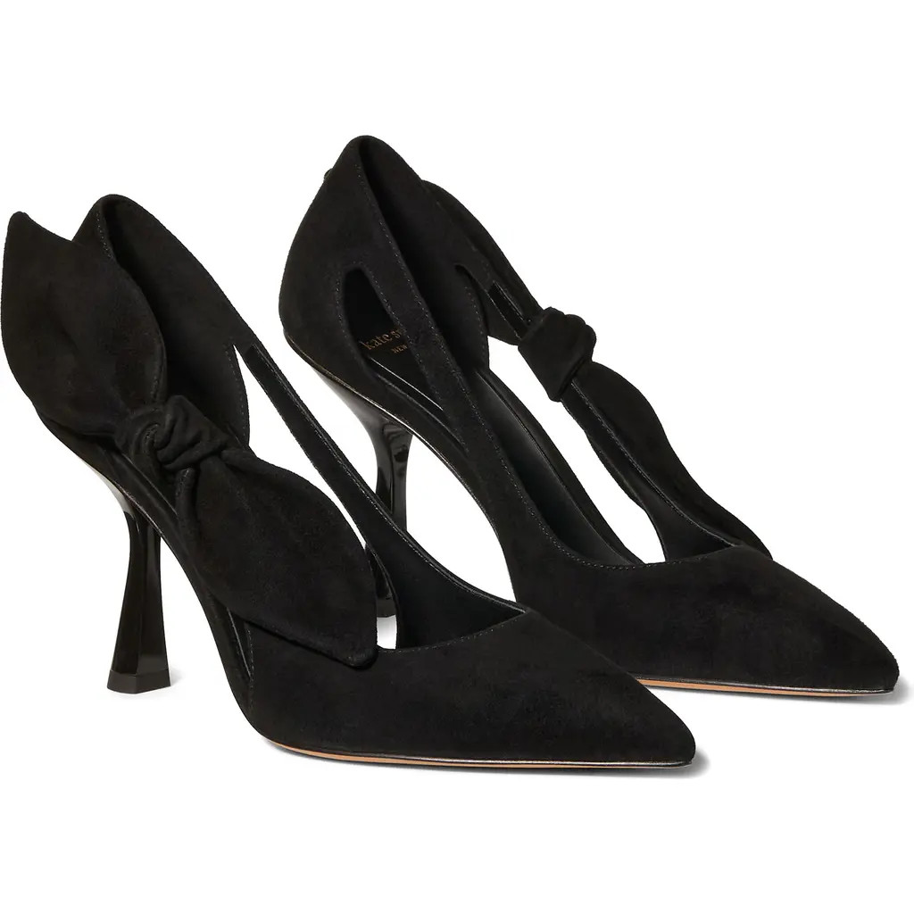 Kate Spade New York bunnie pointed toe pump in Black at Nordstrom, Size 9.5 | Nordstrom