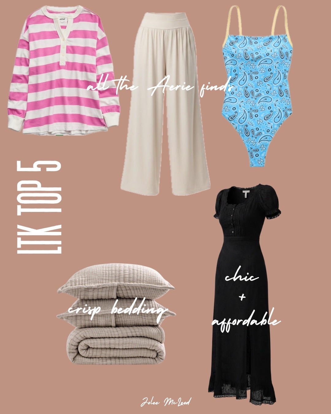 Your top 5 favorites of the week!  @Aerie  @Quince and The Gap!

#LTKOver40 #LTKSwim #LTKHome
