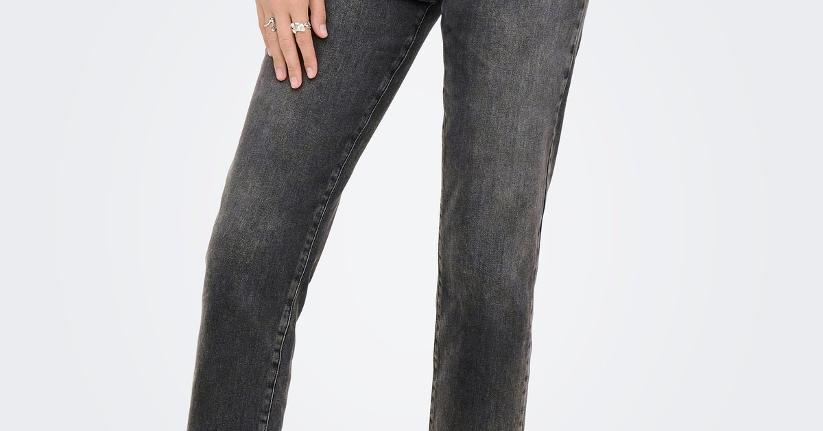 ONLEMILY Hohe Taille Gerade geschnitten Jeans | ONLY® | Only.com