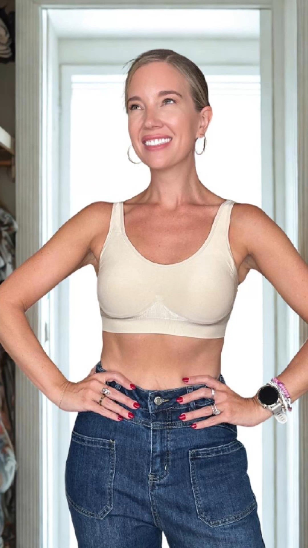 Most women are wearing the wrong bra size because of myths like these:
❌ Straps do the lifting
❌ Tightening solves everything
❌ Smooth cups = perfect fit

Here’s the real 30-second fit test I use with clients:
✔ Band does 80% of the work
✔ Straps are adjusters, not lifters
✔ Scoop & swoop reveals true cup fit

Save this for your next fitting — it’s the expert check you didn’t know you needed. @Truekind

#BraMyths #FitTips #ExpertAdvice #LingerieSecrets #truekind #truekindpartner

#LTKOver40 #LTKStyleTip #LTKFindsUnder50