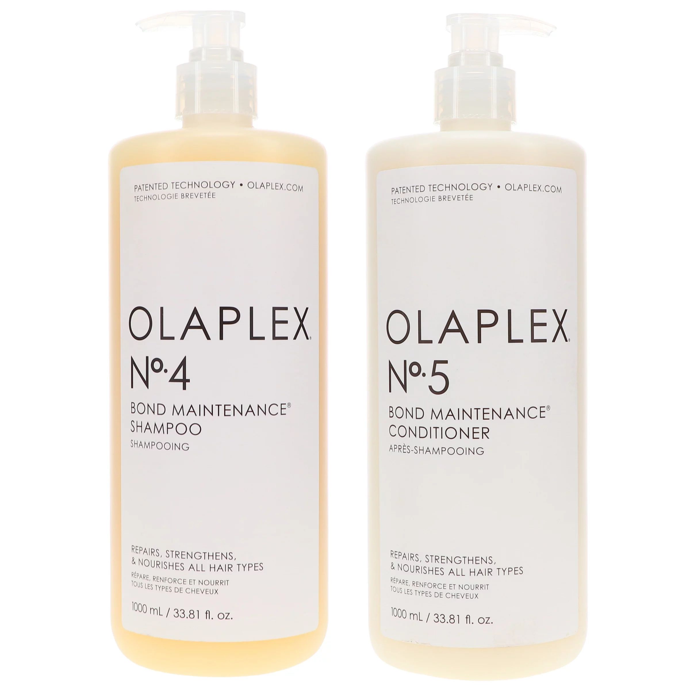Olaplex Bond Maintenance No. 4 Shampoo and No. 5 Conditioner, 33.8 oz COMBO | Walmart (US)