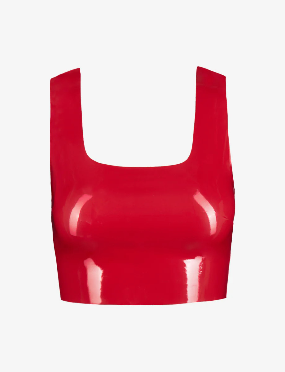 Faux Patent Leather Crop Top | Commando®