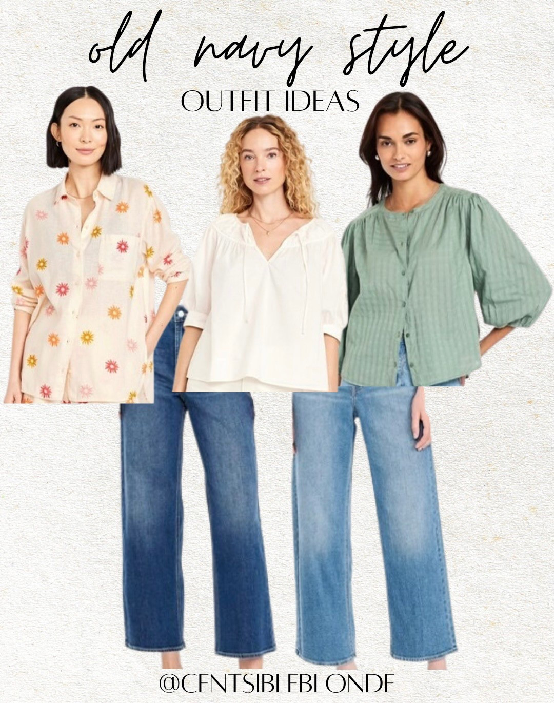 Old navy style, jeans, denim, old navy jeans, crop jeans, wow jeans, wide leg jeans, high-waisted jeans, casual Friday, button down tops, workwear, tops, linen top, collared shirt, long sleeve top, spring style, spring outfit, spring casual 

#LTKMidsize #LTKFindsUnder50 #LTKPetite
