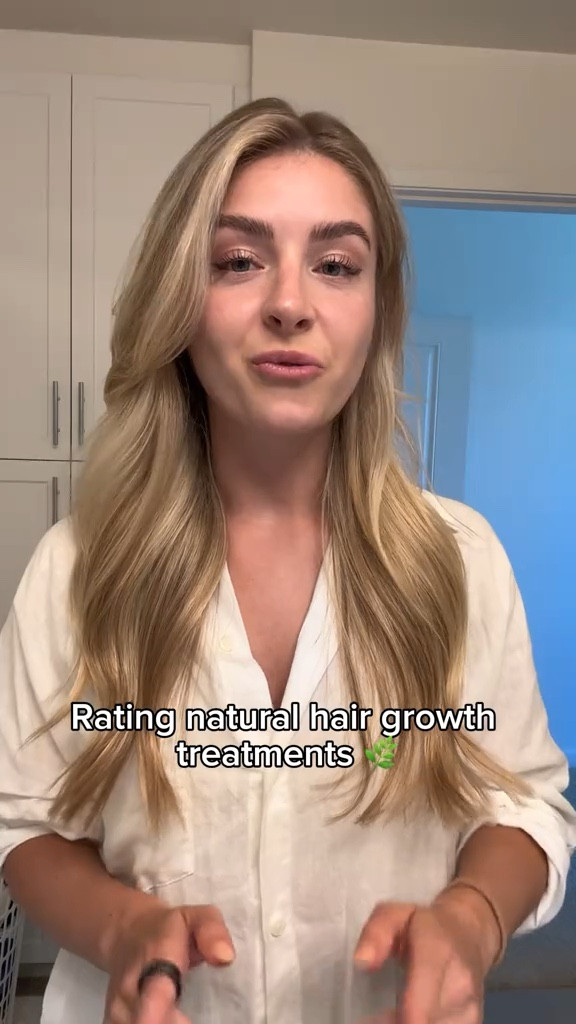 My favorite natural hair growth treatments, as a Certified Trichologist, RANKED! 🥰 

1. Rosemary oil - 10/10, stimulates blood flow to the hair follicles 

2. Rice water rinses - 5/10, while these are AMAZING if your hair needs a protein treatment, they can be overdone & lead to protein overload in the hair, so be extra careful!

3. Coffee scrubs - 4/10, they work good enough for cleansing the scalp but they don’t do much for hair growth since they’re washed off so quickly. (But see #5 on my list for a better option!)

4. ACV rinses - 7/10, they’re great for rebalancing oily scalps, creating an optimal environment for hair to grow.

5. Caffeine (topically) - 9/10, stimulates hair follicle growth, improves follicle penetration, & promotes hair growth! 

Everything is linked below 😘

#LTKbeauty #LTKunder50 #LTKFind