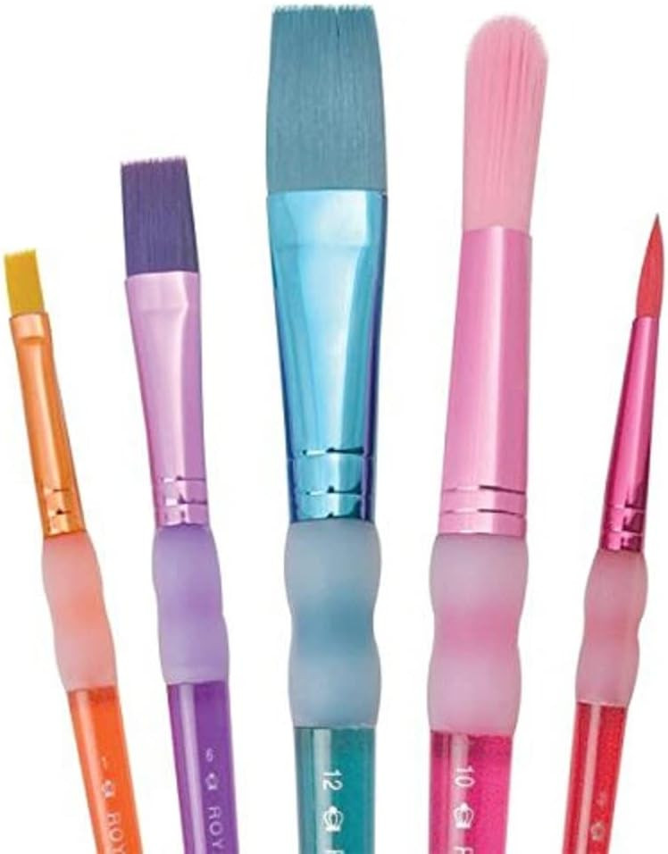 Royal Brush BK687 5-Piece Big Kids Choice Chubby Arts and Crafts Brush Set | Amazon (US)