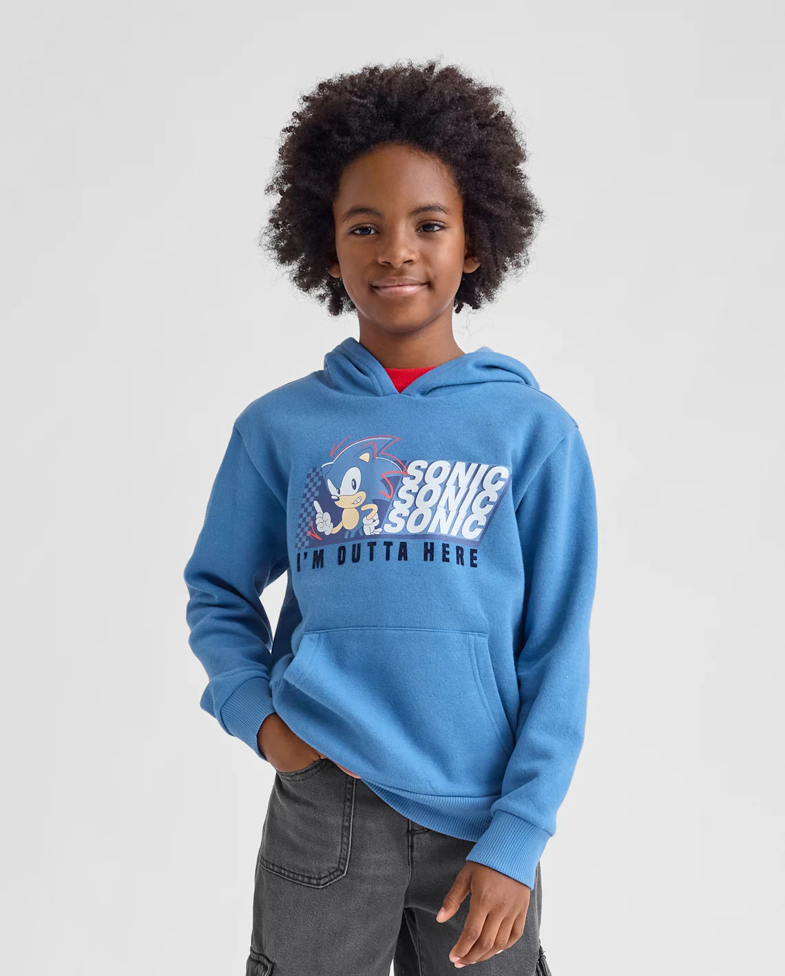 Boys Sonic™ Outta Here Hoodie - blue | The Children's Place